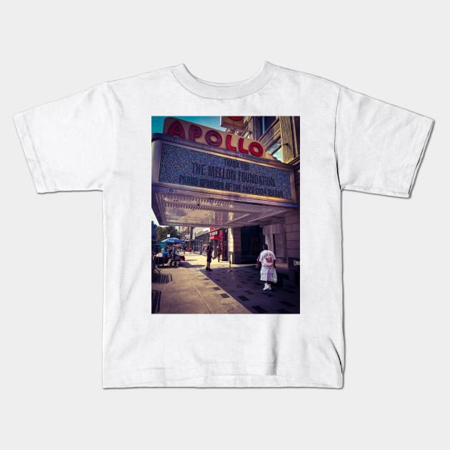 Apollo Theater Harlem Manhattan NYC Kids T-Shirt by eleonoraingrid